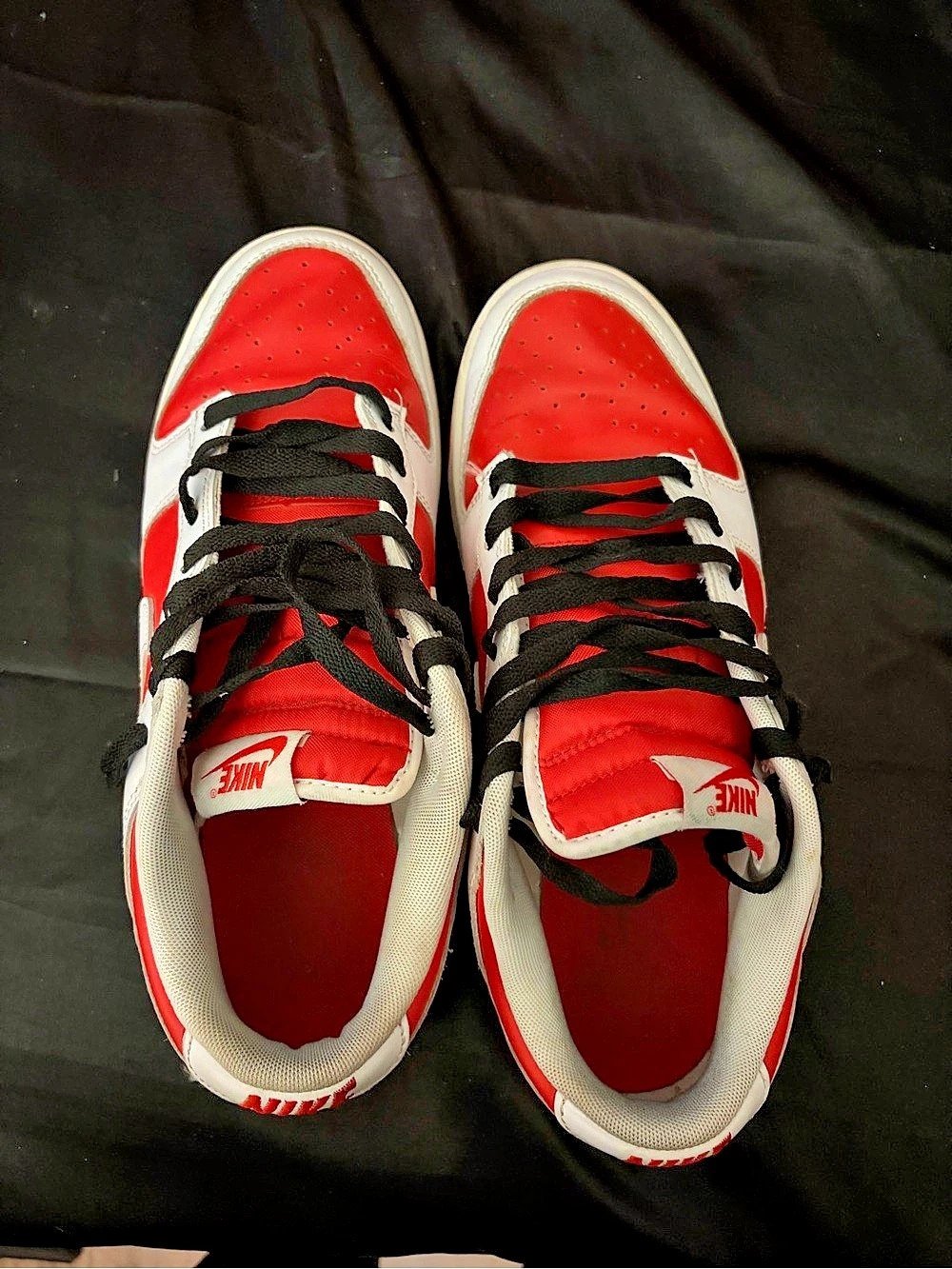 Nike Dunk Low Retro SP 'St. John's' Sneakers in Red & White